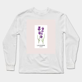 I Love Lavender Long Sleeve T-Shirt